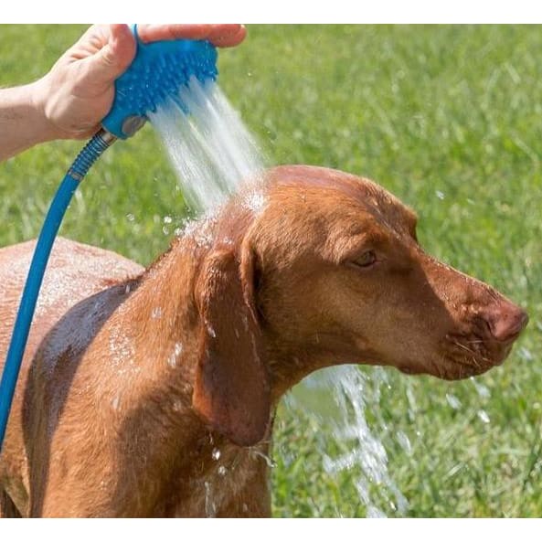 Pet Bathing Gloves With Silicone Nozzle Massage Brush