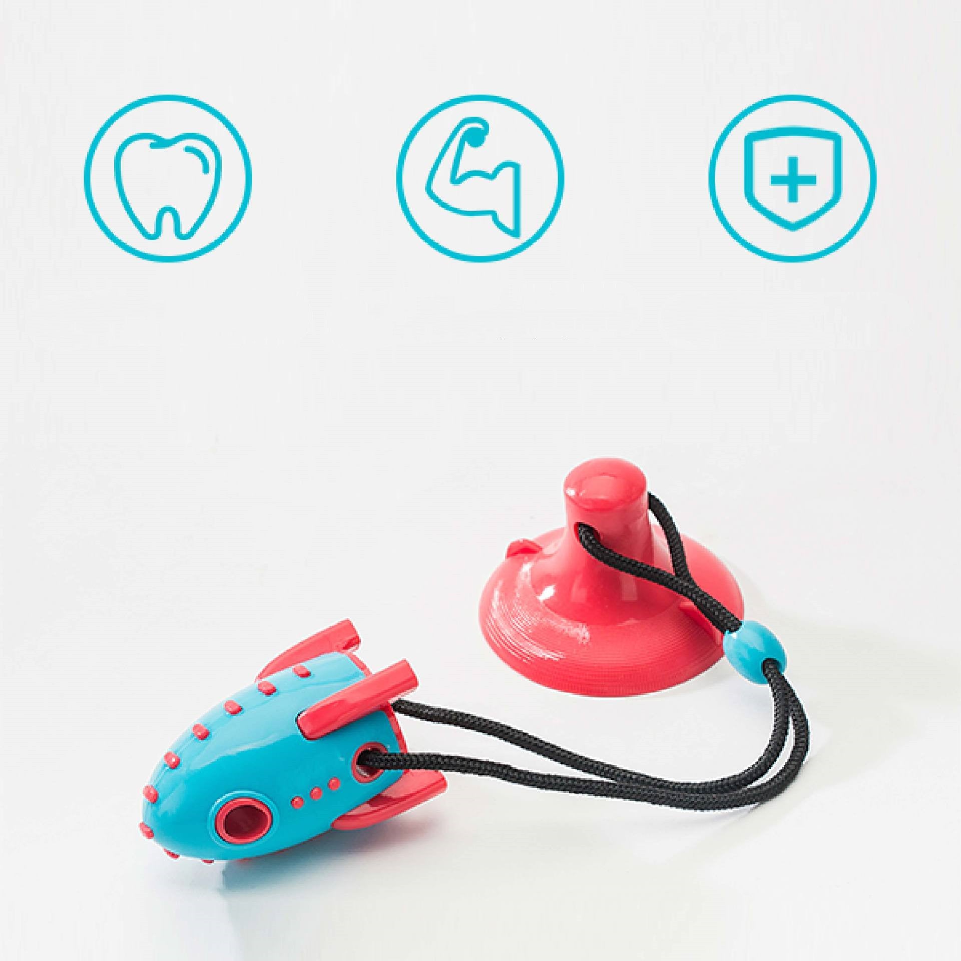 Rocket Food Dispensing Bite Resistant Pet Toy