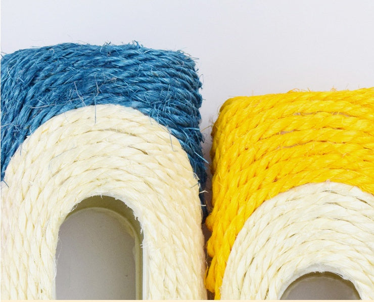 Triple Sisal Drum Interactive Pet Toy