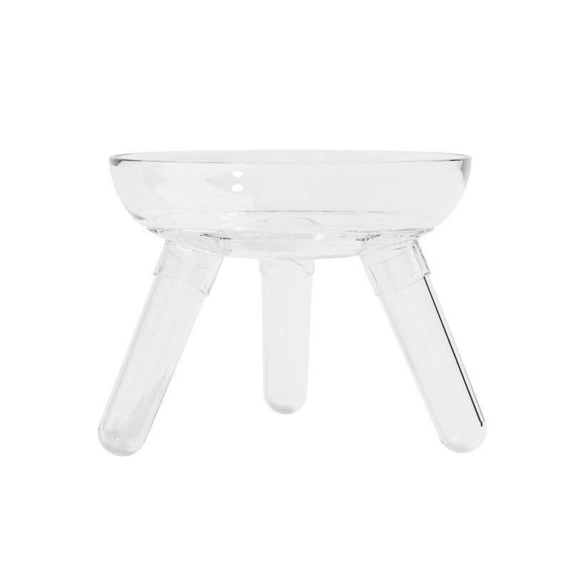 Transparent Anti Knock Pet Feeding And Water Bowl For Household Use