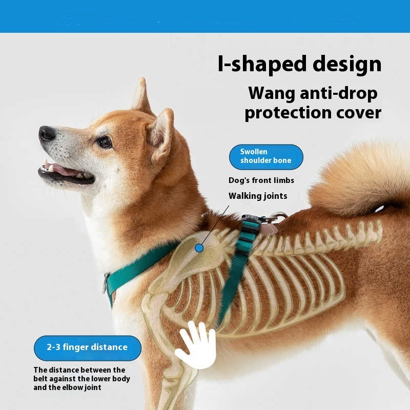 Multifunctional Pet Rope Leash And Chest Strap Walking Set