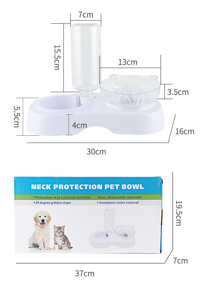 Transparent Plastic Pet Feeding And Drinking Bowl For Daily Use