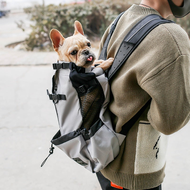 Portable Pet Carrier Backpack For Outdoor Travel And Comfort