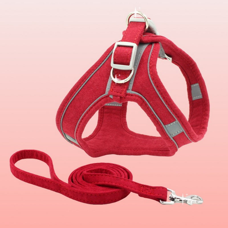 Leash Vest Type Chest Harness