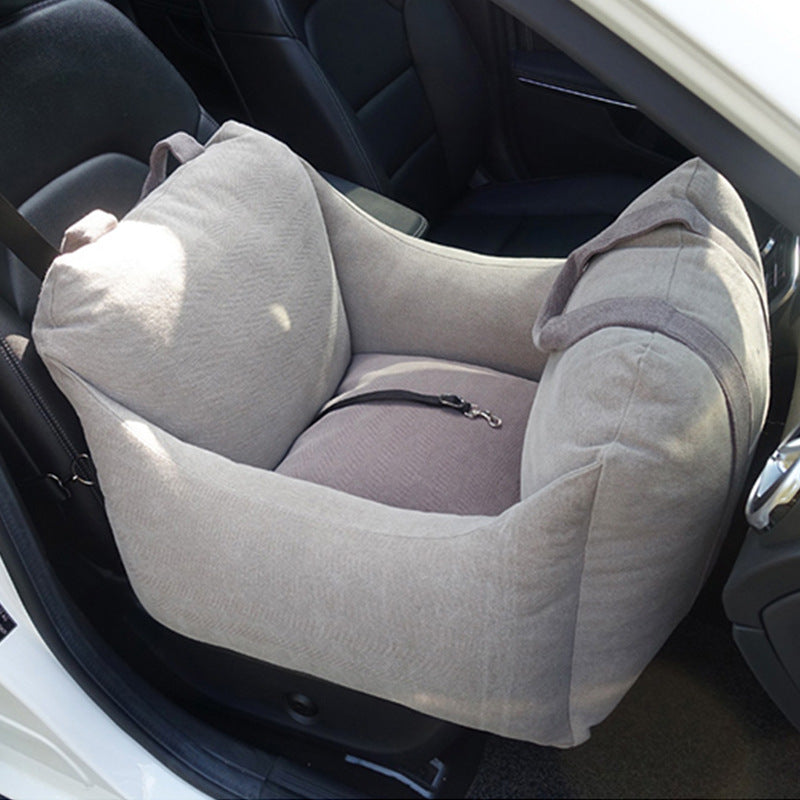 Waterproof Pet Car Seat Carrier Basket For Safe Travel Use