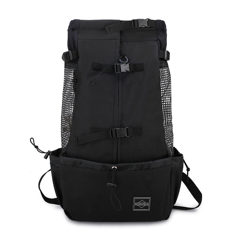 Portable Pet Carrier Backpack For Outdoor Travel And Comfort