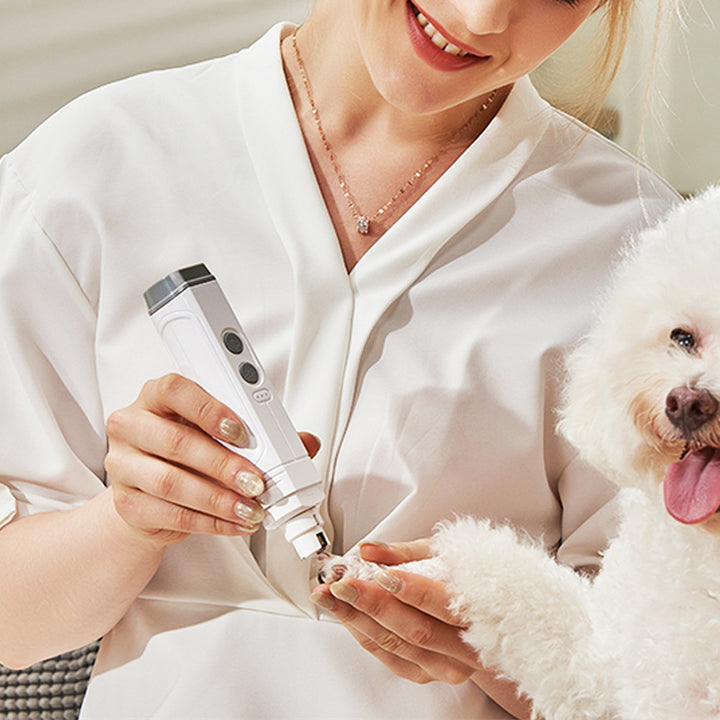High Power Automatic Pet Nail Trimming Device With Dual Lamp