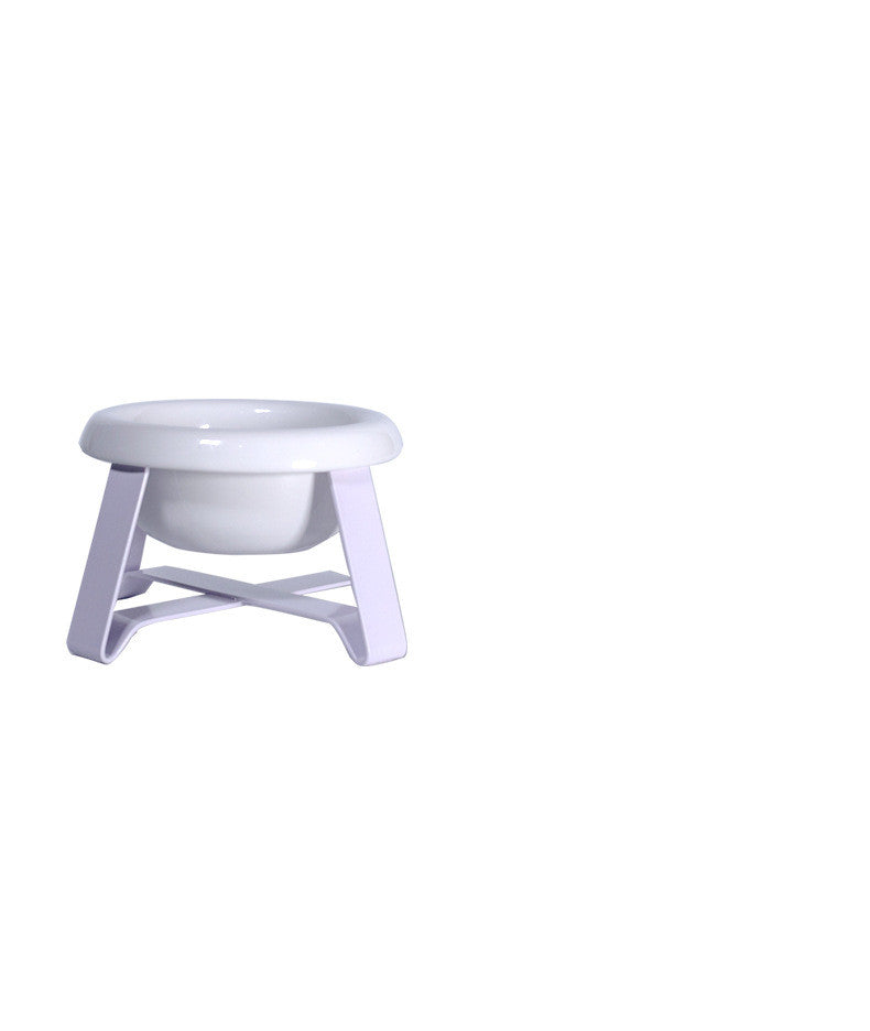 Anti Slip Pet Feeding Bowl With Iron Stand For Food And Water
