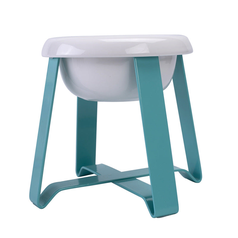 Anti Slip Pet Feeding Bowl With Iron Stand For Food And Water