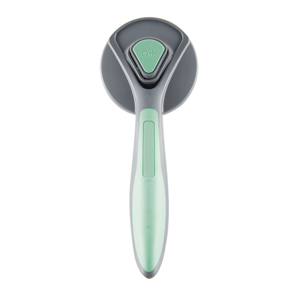 Pet Slicker Grooming Brush For Shedding Season Easy Clean Comb