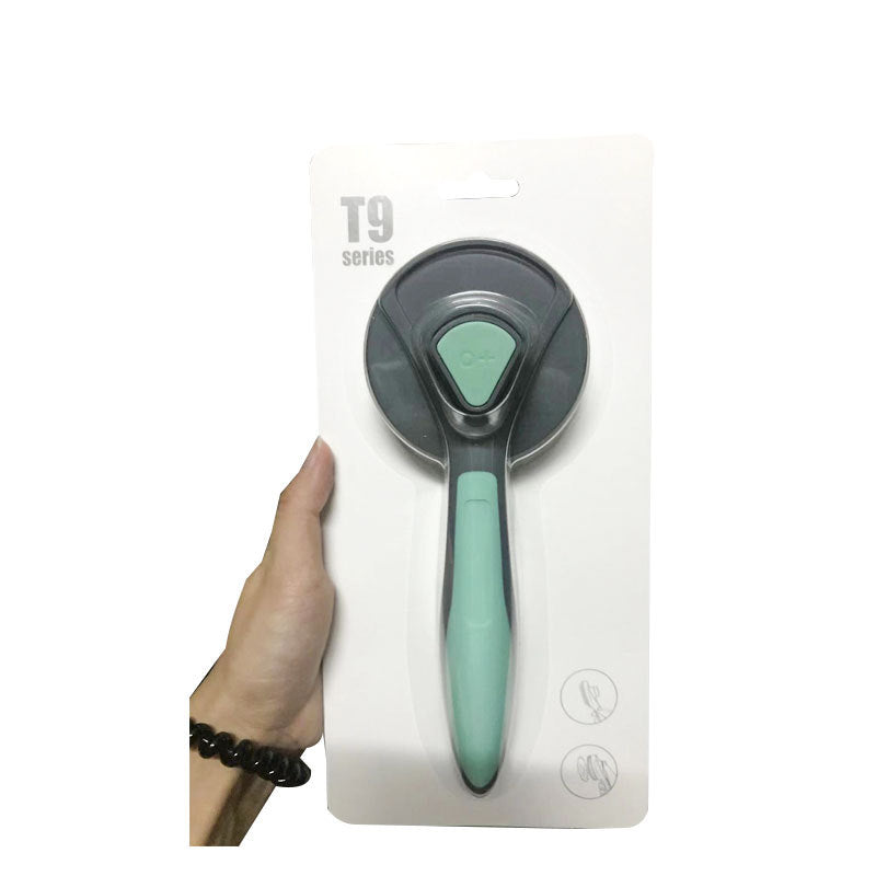 Pet Slicker Grooming Brush For Shedding Season Easy Clean Comb