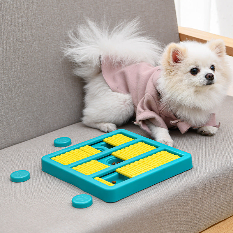 Rotating Interactive Educational Pet Food Dispensing Slow Feeding Toy