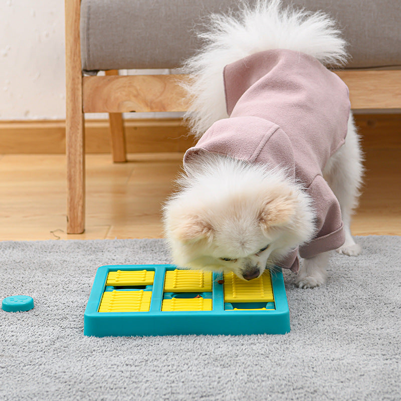 Rotating Interactive Educational Pet Food Dispensing Slow Feeding Toy