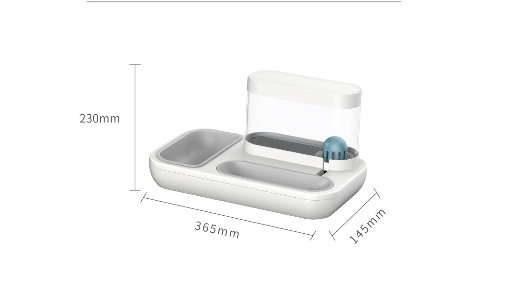 Automatic Pet Drinking Fountain Bowl With 1.5L Capacity Feeder