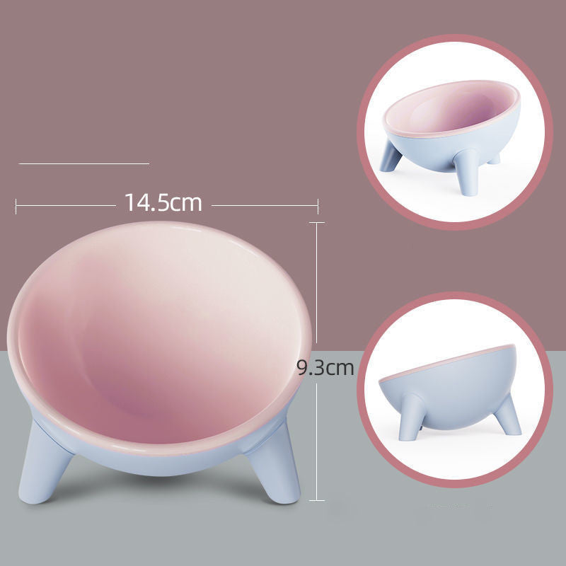 Nordic Style Pet Feeding Bowl With Stand For Food And Water