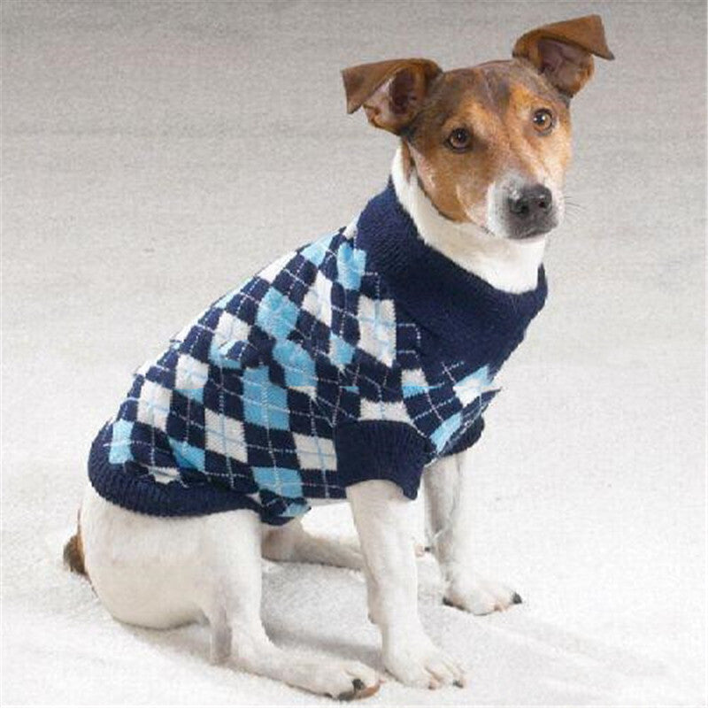 Warm Knitted Pet Sweater Soft Comfortable Apparel Clothing Wear