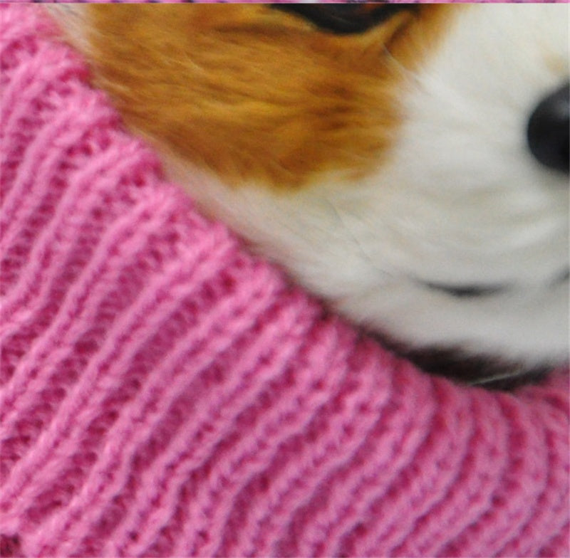 Warm Knitted Pet Sweater Soft Comfortable Apparel Clothing Wear