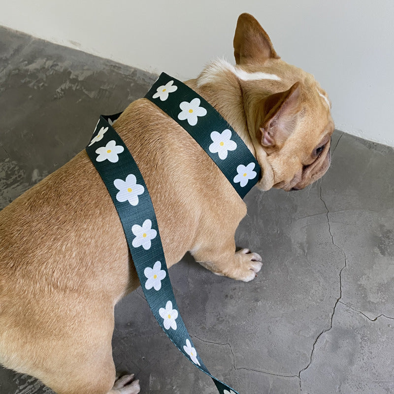 Vest Style Adjustable Pet Leash Set For Large Breed Walking