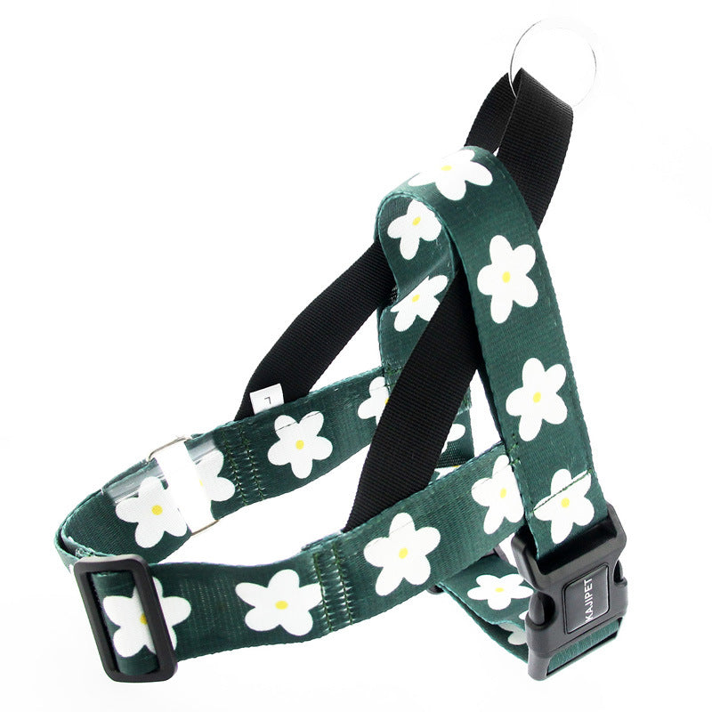 Vest Style Adjustable Pet Leash Set For Large Breed Walking
