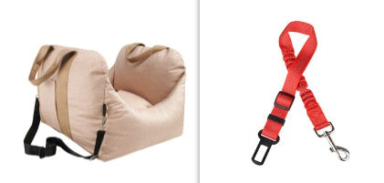 Waterproof Pet Car Seat Carrier Basket For Safe Travel Use