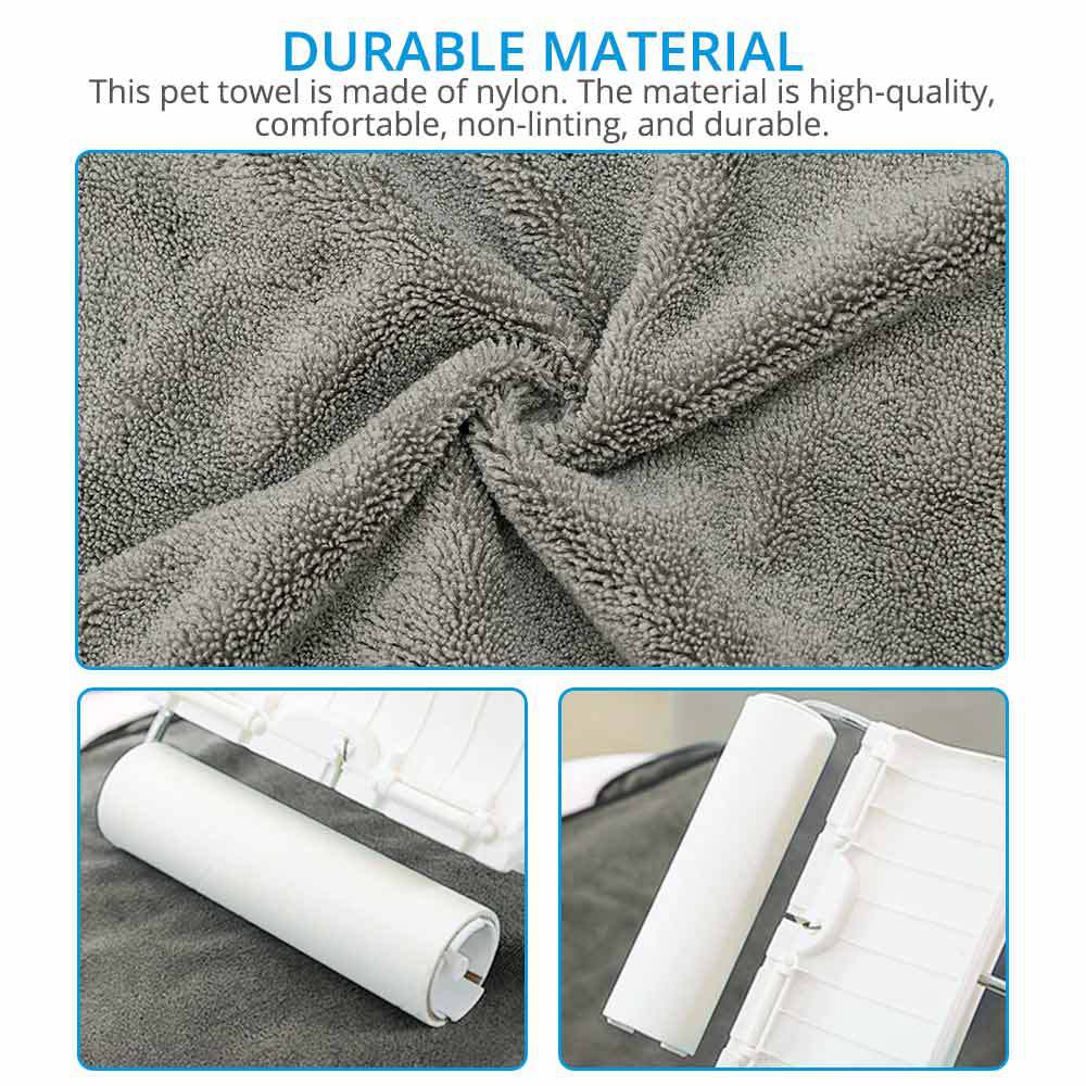 Super Absorbent Pet Bathrobe And Bath Towel