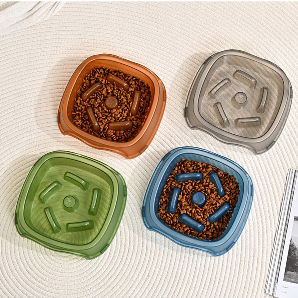 Anti Choking Slow Feed Pet Bowl For Safe Feeding Use
