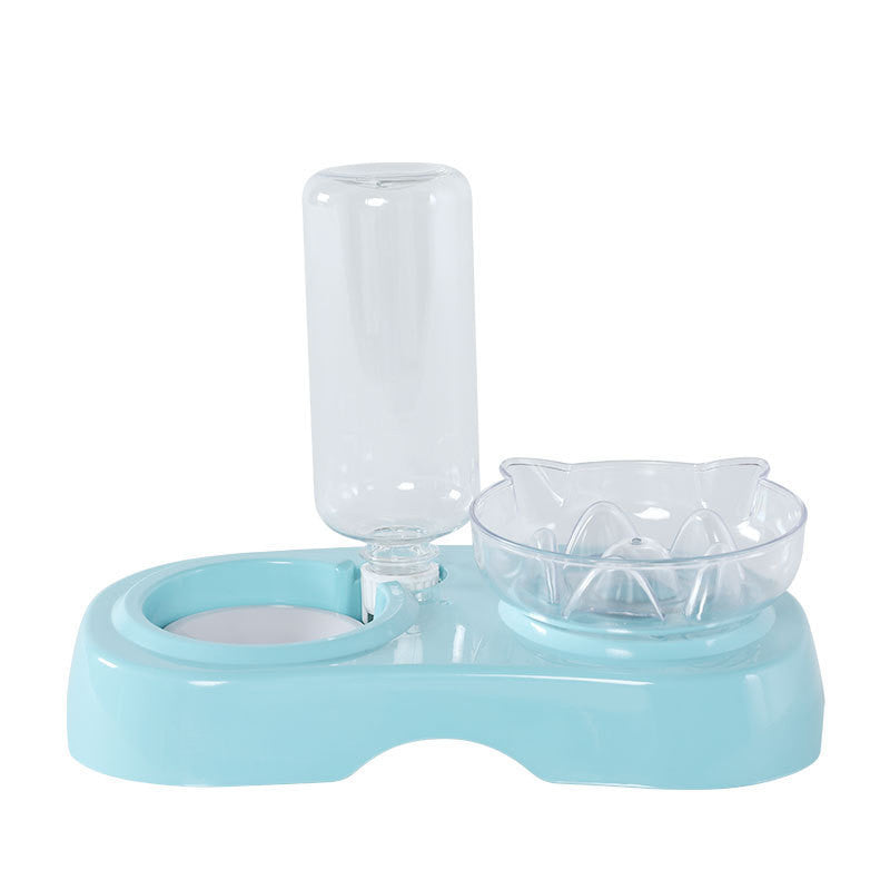 Transparent Plastic Pet Feeding And Drinking Bowl For Daily Use