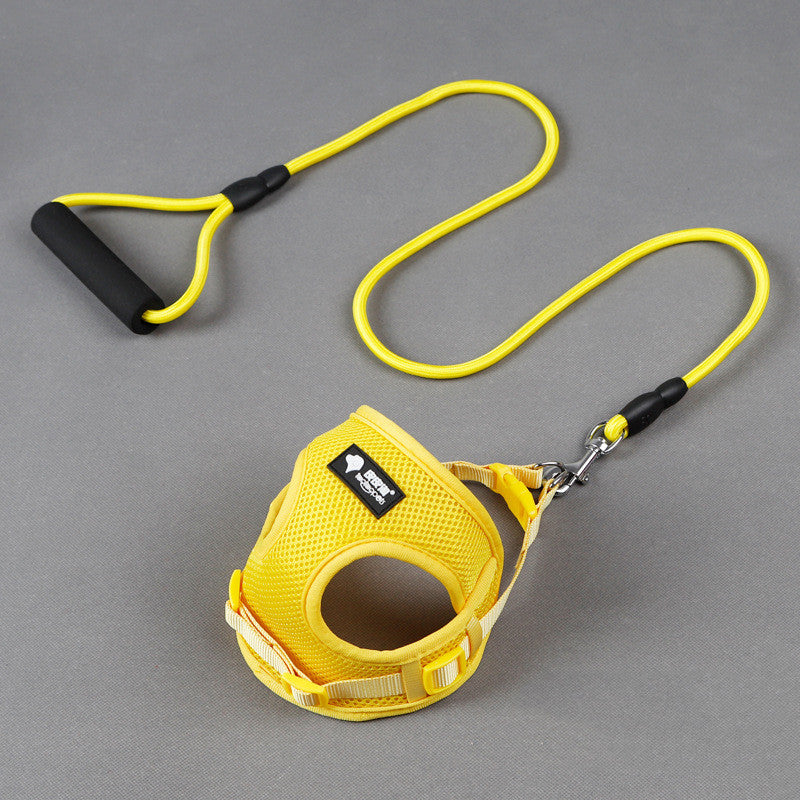 Adjustable Pet Collar And Leash Set For Daily Walking Use