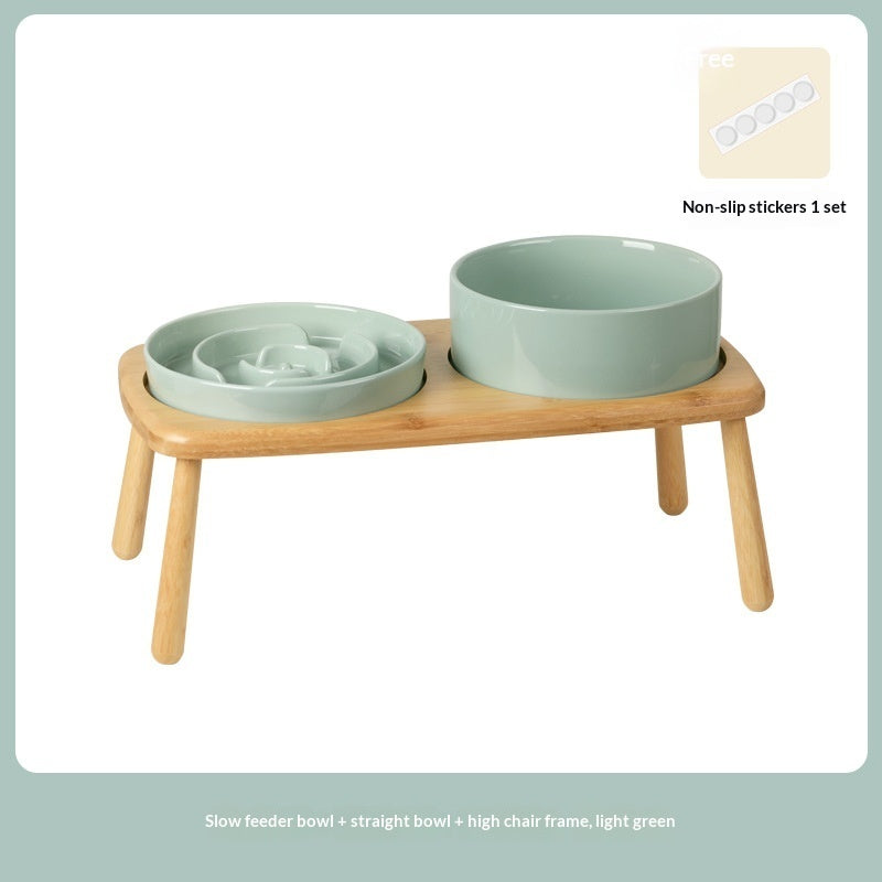 Slow-Feeding Anti-Choking Feeder Tip-Proof Bowl