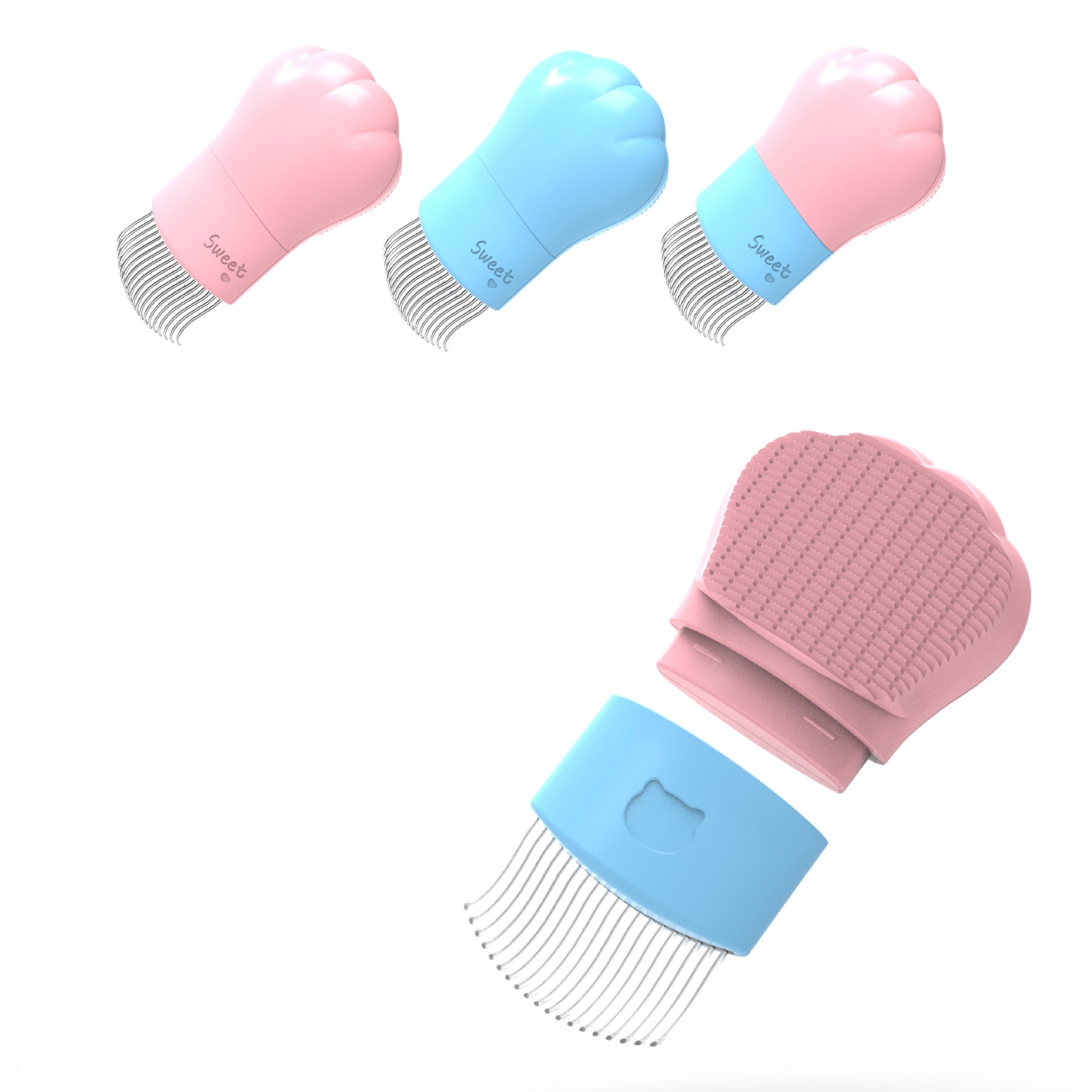 Pet Grooming Brush For Long And Short Hair Dogs And Cats
