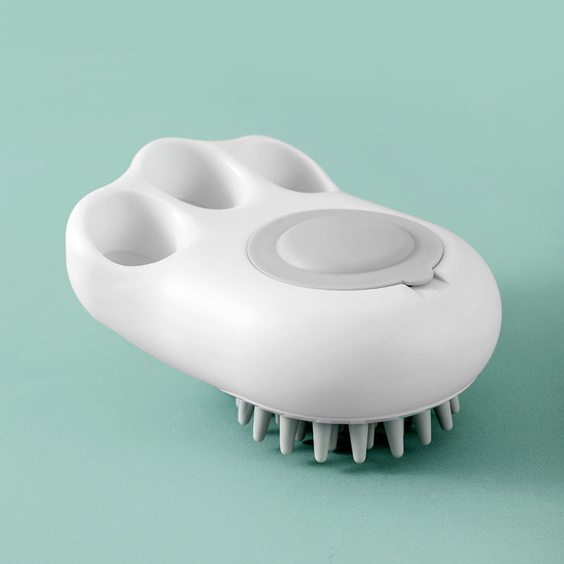 Claw Bath Massage Grooming Cleaning Pet Brush