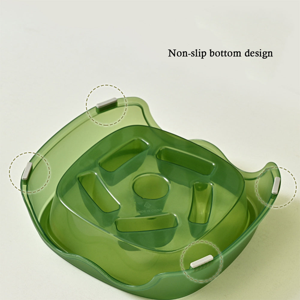 Anti Choking Slow Feed Pet Bowl For Safe Feeding Use