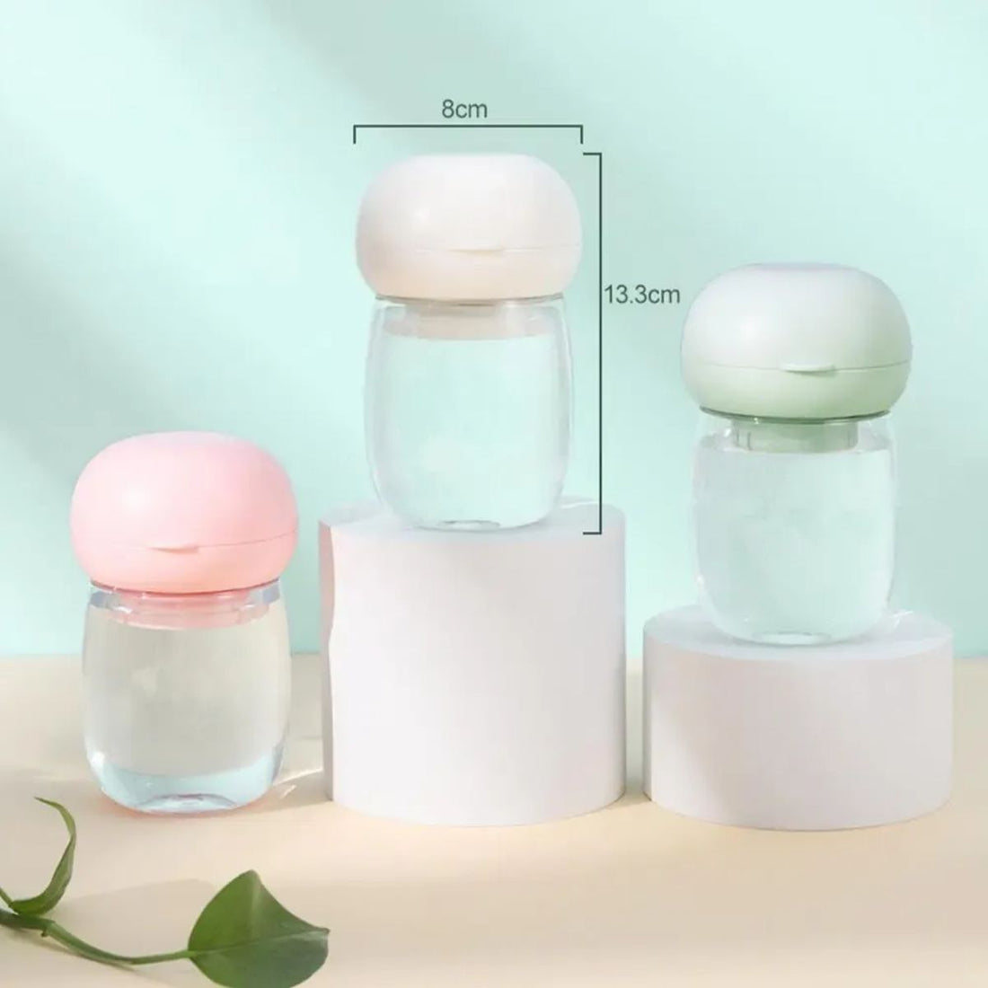 Portable Pet Water Bottle With Built In Feeding Cup For Travel