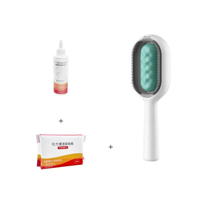 Pet Dematting Grooming Brush For Hair Removal And Cleaning Tool