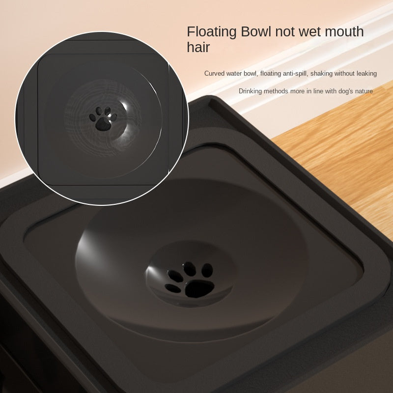 Adjustable Height Stainless Steel Double Bowl Pet Feeding Stand