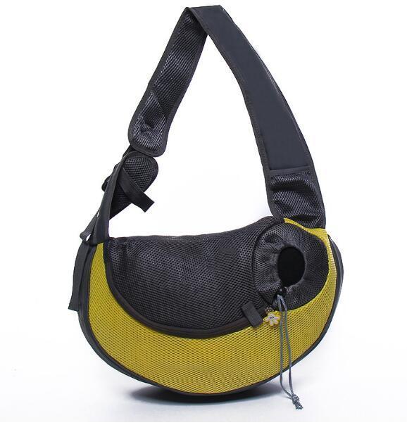 Portable Mesh Oxford Pet Carrier Shoulder Sling Travel Bag