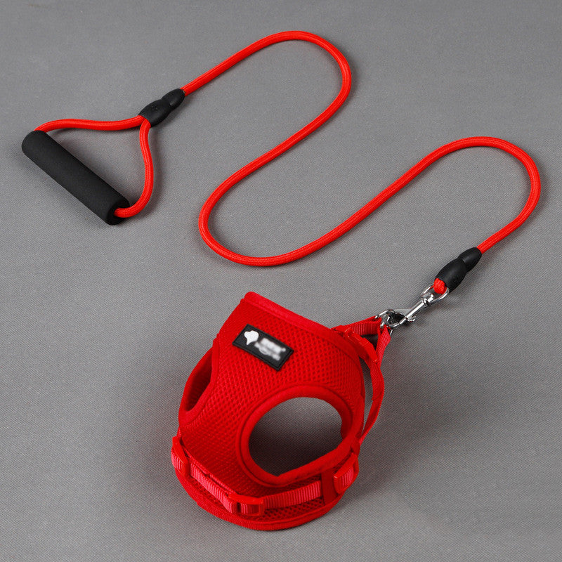 Adjustable Pet Collar And Leash Set For Daily Walking Use