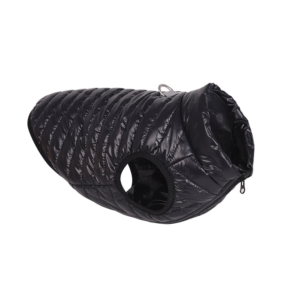 Autumn Winter Nylon Zipper Pet Jacket Warm Apparel