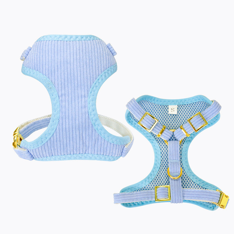 Adjustable Pet Leash And Harness Set For Outdoor Walking