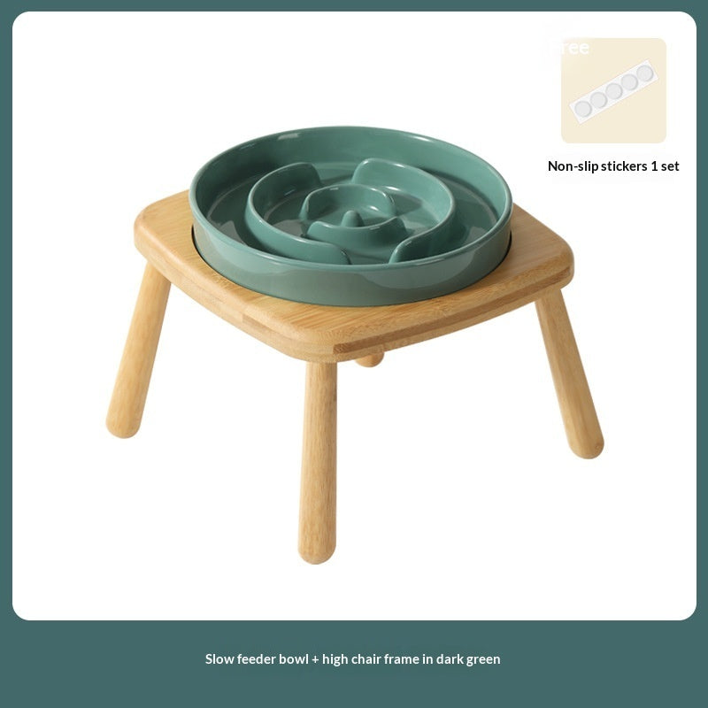 Slow-Feeding Anti-Choking Feeder Tip-Proof Bowl