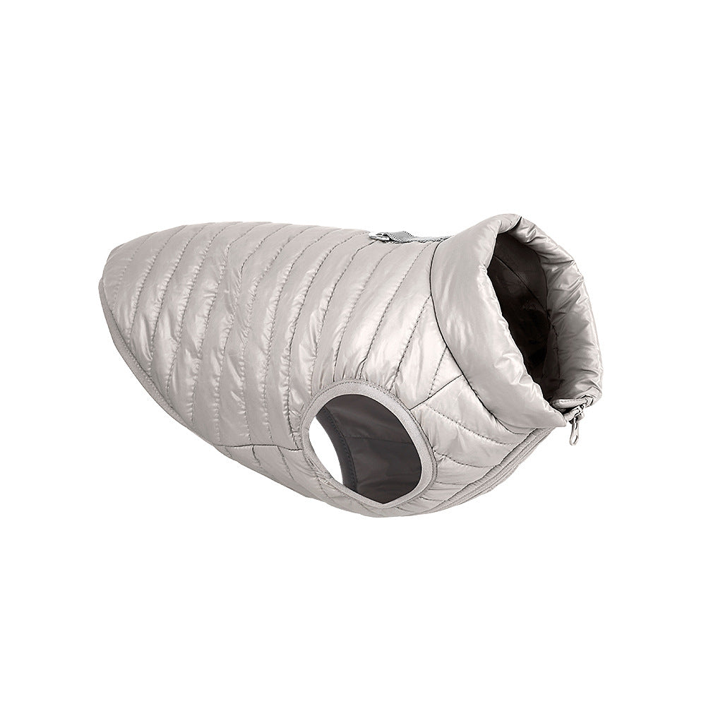 Autumn Winter Nylon Zipper Pet Jacket Warm Apparel
