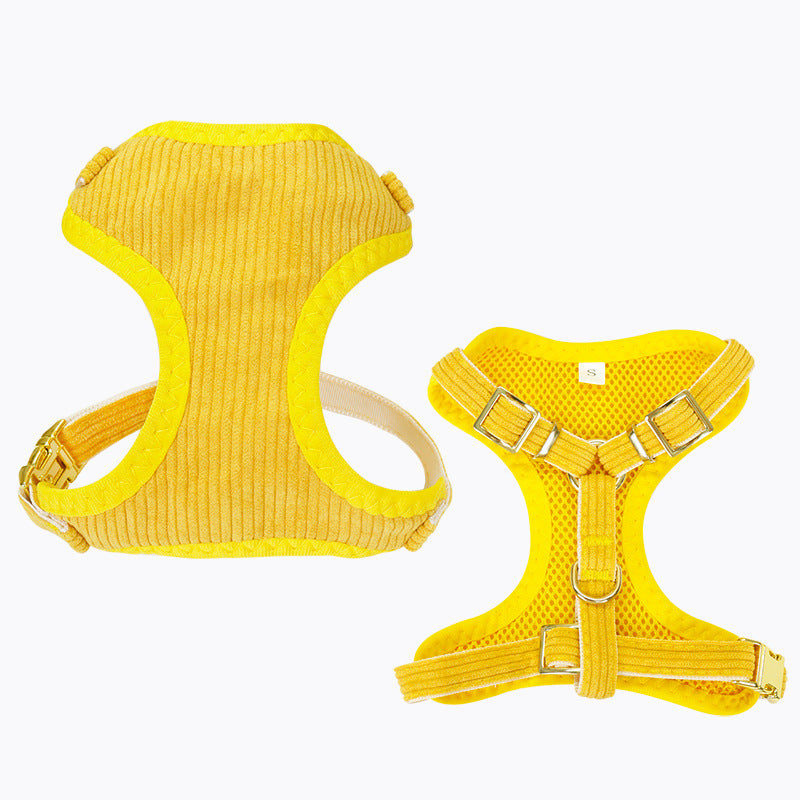 Adjustable Pet Leash And Harness Set For Outdoor Walking
