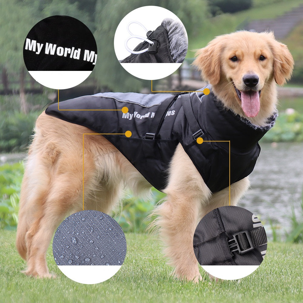 Warm Waterproof Reflective Shell Pet Jacket Clothing