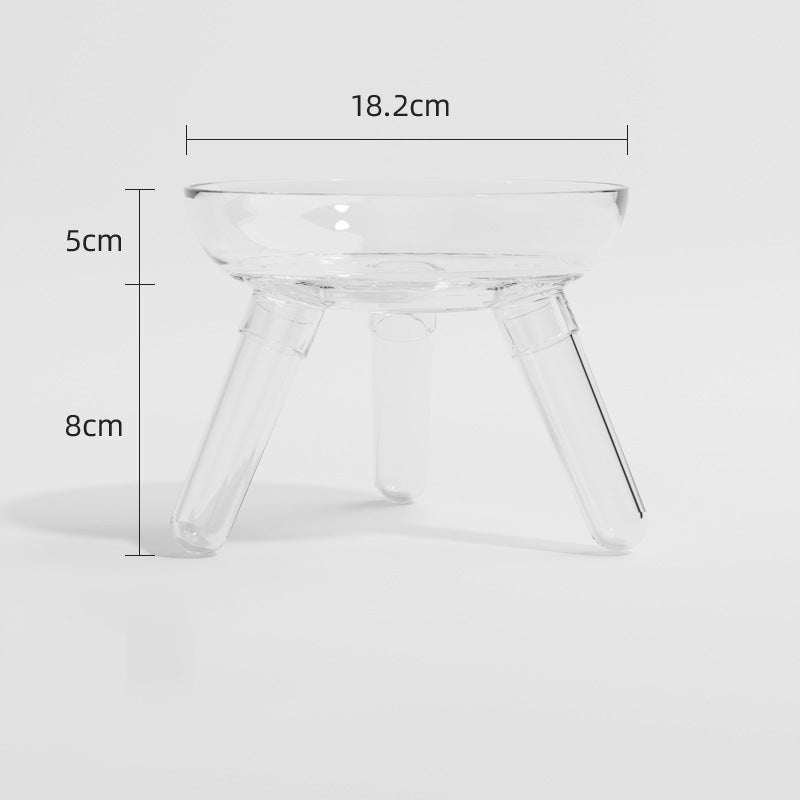 Transparent Anti Knock Pet Feeding And Water Bowl For Household Use