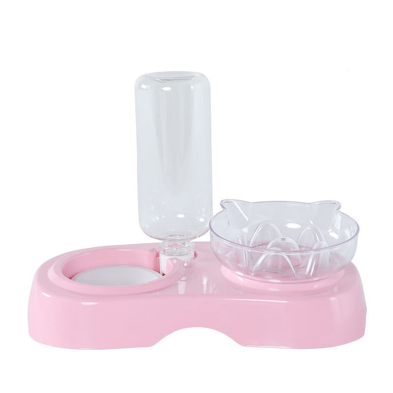 Transparent Plastic Pet Feeding And Drinking Bowl For Daily Use