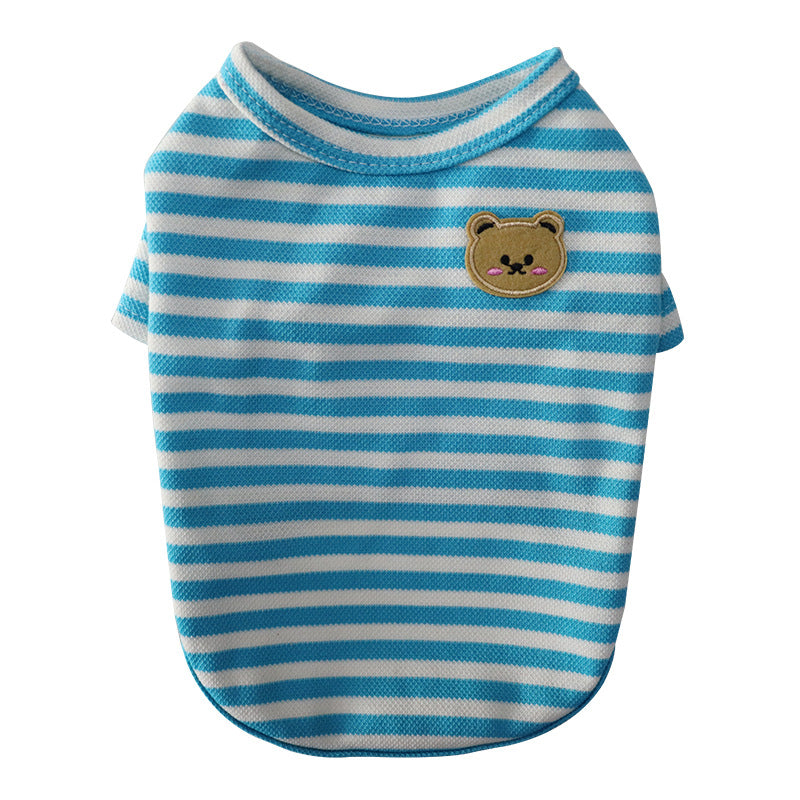 Summer Breathable Pet T Shirt Lightweight Apparel