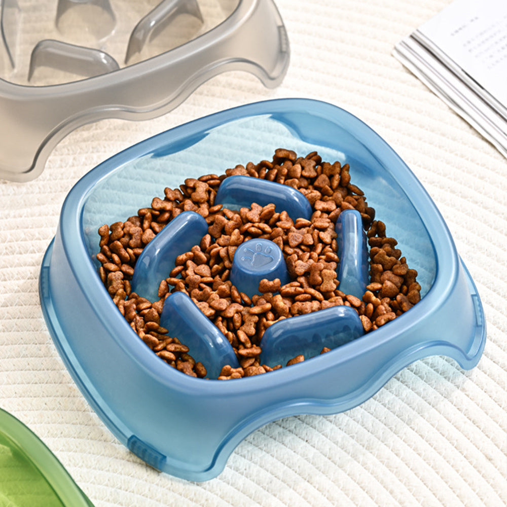 Anti Choking Slow Feed Pet Bowl For Safe Feeding Use