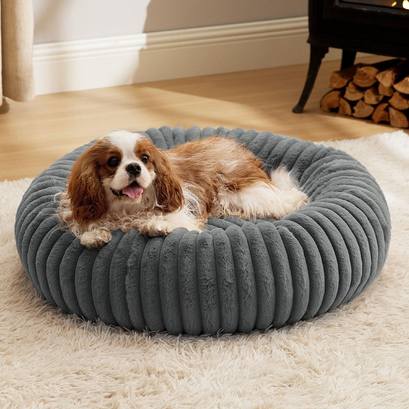 Plush Rabbit Fur Pet Bed Mat For Warm Winter Rest Comfort