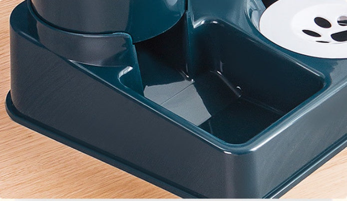 Automatic Pet Feeding Bowl And Water Dispenser Combined Device