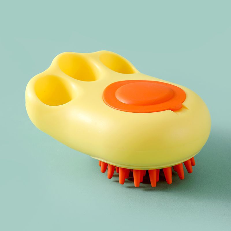 Claw Bath Massage Grooming Cleaning Pet Brush
